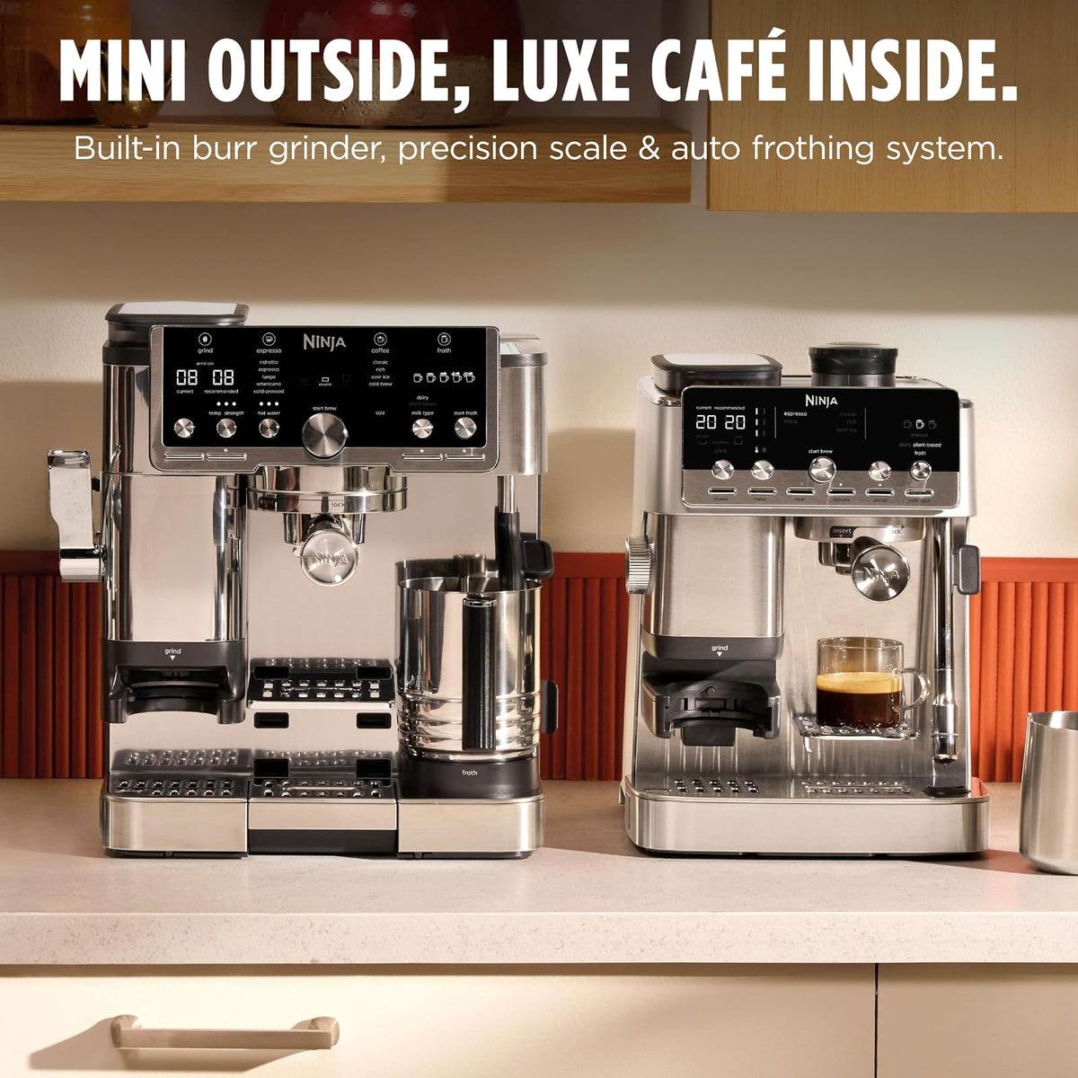 Cafetera Ninja Luxe Café Mini Plus 2 en 1 con AutoFroth ES351 - vista 4