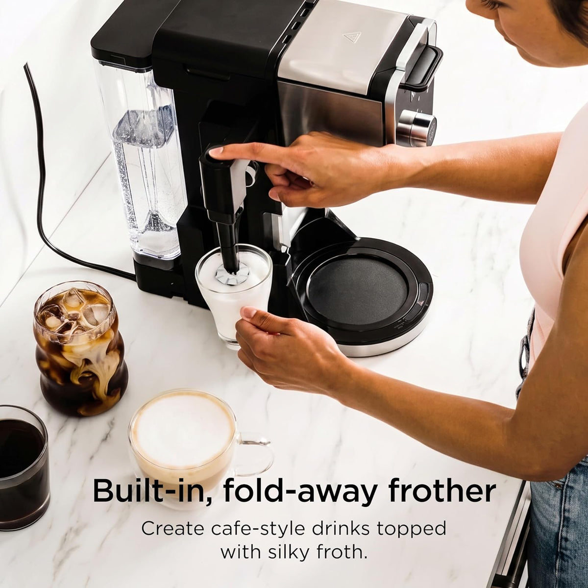 Cafetera Ninja DualBrew Pro Specialty 12 Tazas y Cápsulas CFP301 - Negro - vista 6