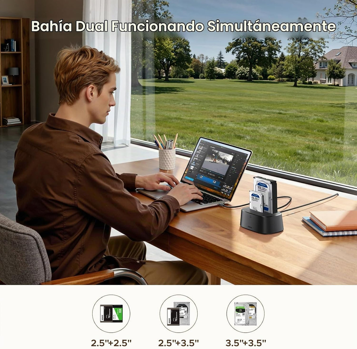 Dock-para-Discos-Duros-UGREEN-de-Doble-Bahía-para-HDD-y-SSD-7