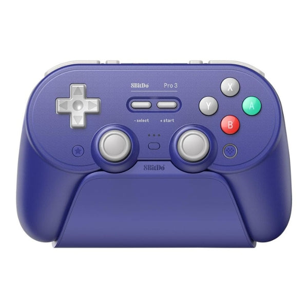 8Bitdo - 8BITDO - PRO - 3 - BT - Controller - 8BITDO80GQ - SKU - 991265 - UPC - 6922621507192 - Wireless - Bluetooth - Multi-Platform - Rechargeable