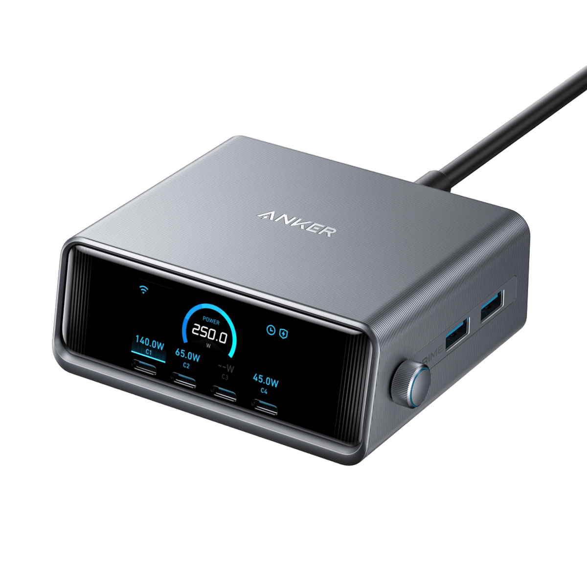 Cargador Anker Prime 250W GaN 6 Puertos