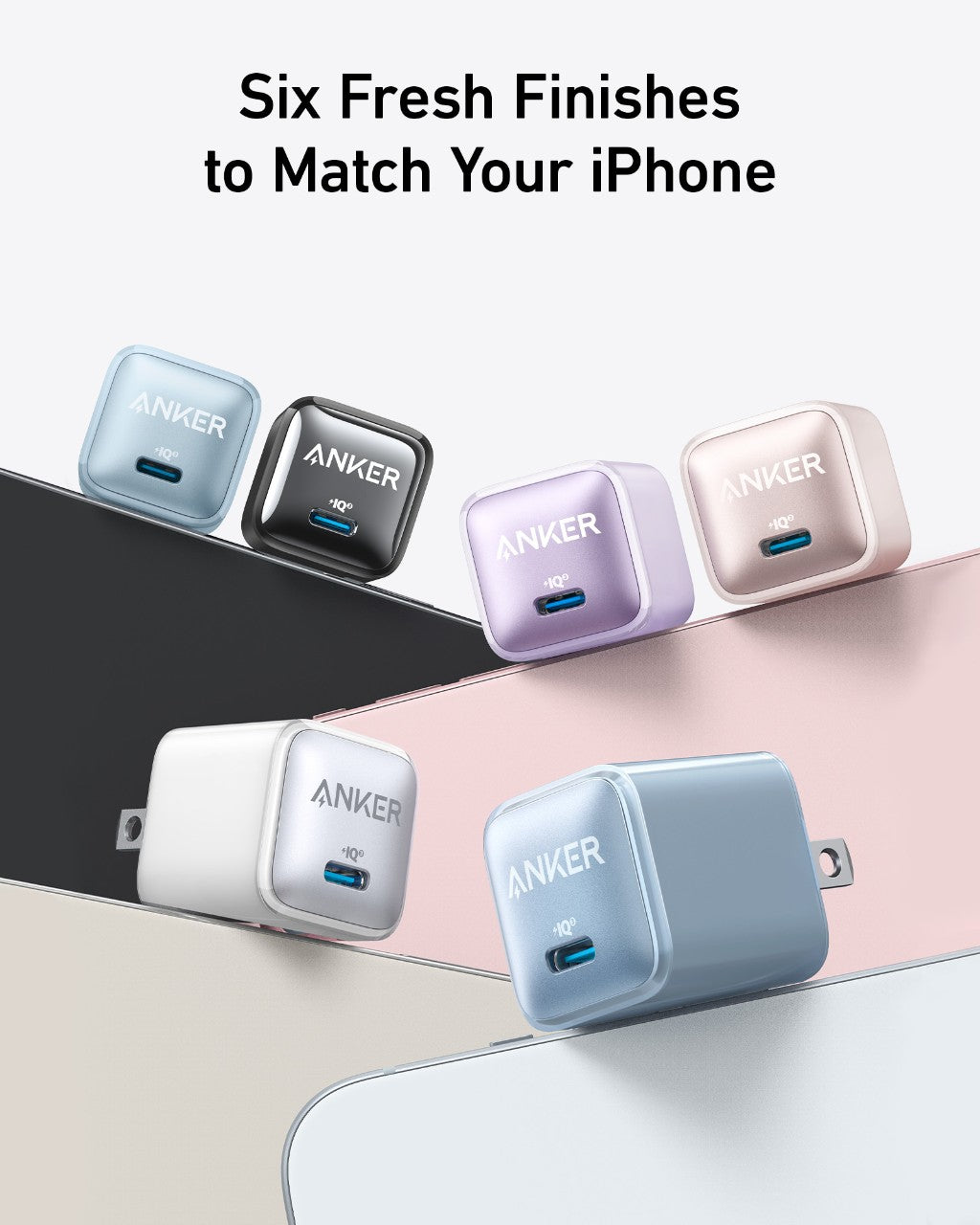 Cargador Anker Nano Pro 20W USB-C Power Delivery Wall Charger Blanco