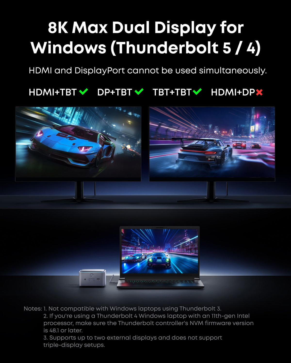 Docking Station Anker TB5 14 en 1 Triple Display