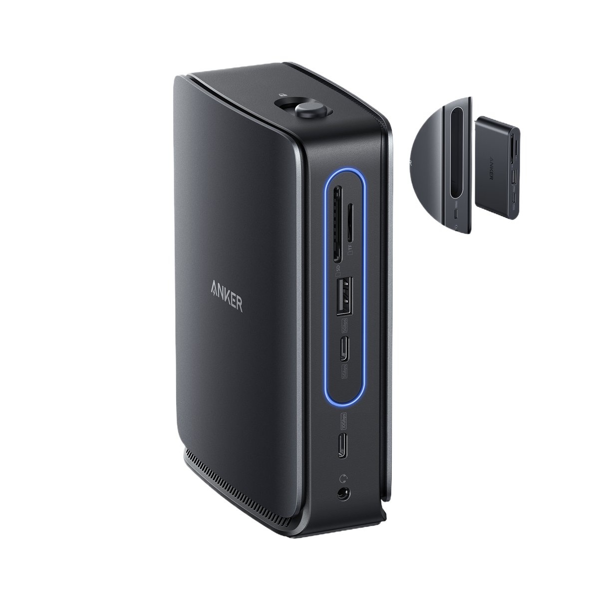 Docking Station Anker Nano 3 Display Dock+Hub 13 en 1 con Hub Removible A83C3