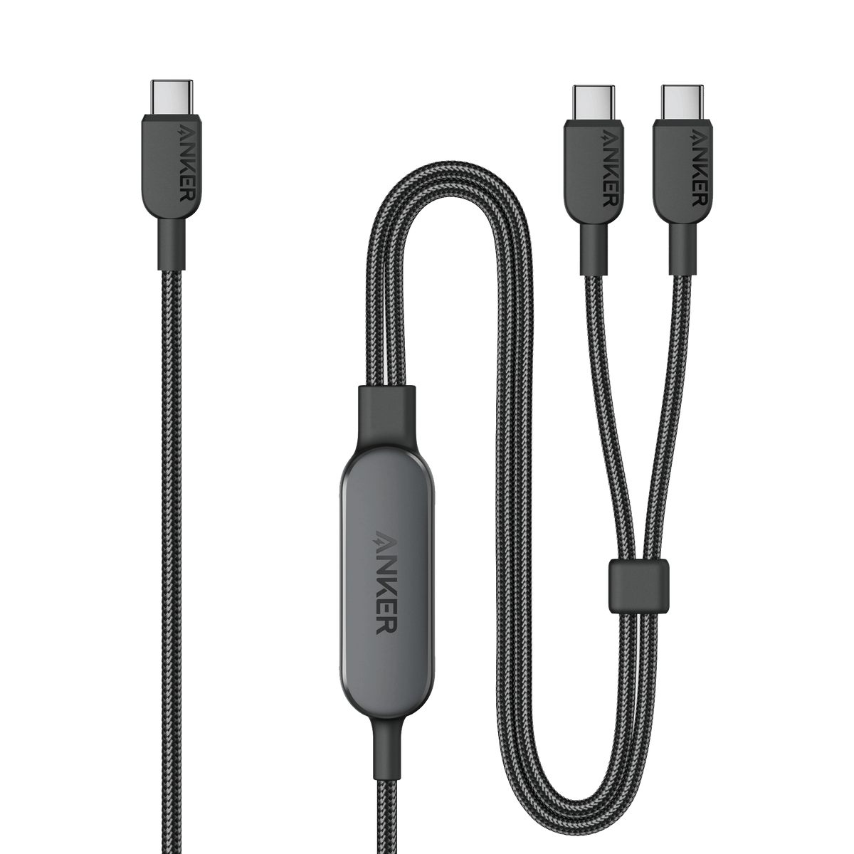 Hub USB-C Anker 4 ft. 2-in-1 USB-C to USB-C Cable 140W
