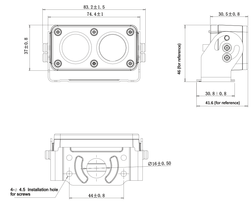 Cámara de Seguridad Hikvision - Cámara Móvil TURBO 1080P - Lente 2.1 mm - Conector Tipo Aviación - Exterior IP68 - AE-VC