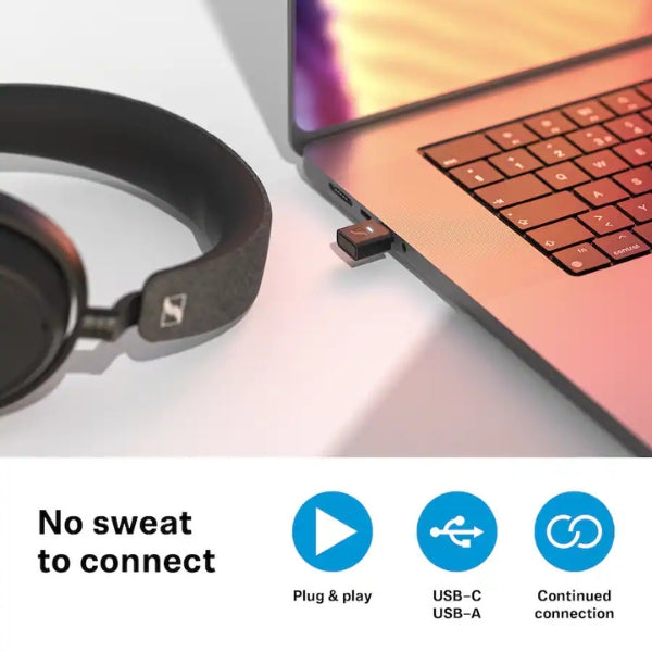 Adaptador-Sennheiser-BTD-700-Bluetooth-USB-Dongle-aptX-Lossless-Auracast-Plug-&-Play-Audio-Transmitter-for-Headphones-Black