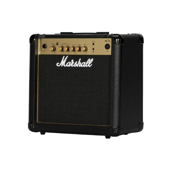 Amplificador-combo-para-guitarra-Marshall-MG15G-15W-con-canales-Clean-y-Gain-y-ecualizador-de-3-bandas-Negro