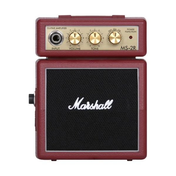 Amplificador-portátil-para-guitarra-Marshall-MS-2-Micro-Stack-1W-con-overdrive-Rojo