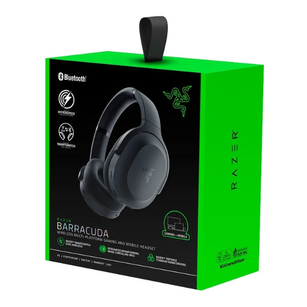 Audífono - Gaming - Razer - Barracuda - Inalámbrico - Bluetooth - USB - THX - Spatial - Audio - Micrófono - Negro-box