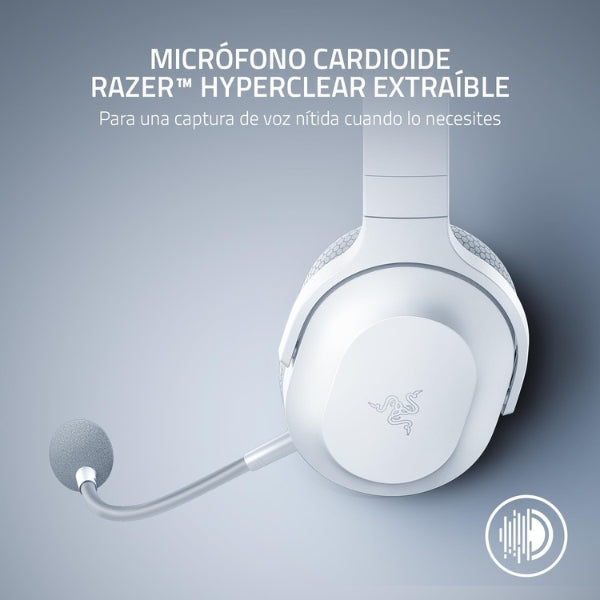 Audífono - Gaming - Razer - Barracuda - X - Inalámbrico - 2.4GHz - Bluetooth - 5.2 - Microfono - HyperClear - 7.1-