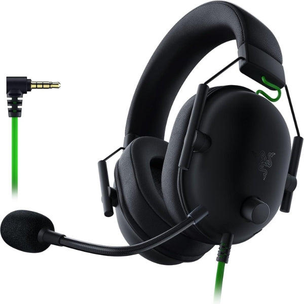 Audífono - Gaming - Razer - BlackShark - V2 - X - 3.5mm - Multiplataforma - 7.1 - Surround - Microfono - HyperClear - Negro - RZ04-03240100-R3U1-