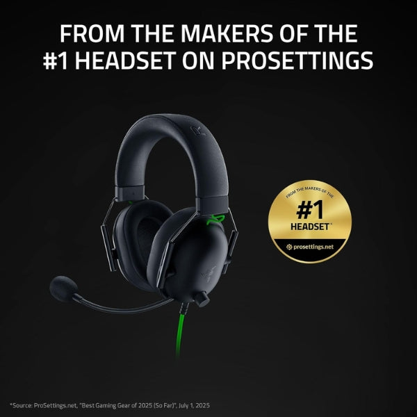 Audífono - Gaming - Razer - BlackShark - V2 - X - 3.5mm - Multiplataforma - 7.1 - Surround - Microfono - HyperClear - Negro - RZ04-03240100-R3U1-
