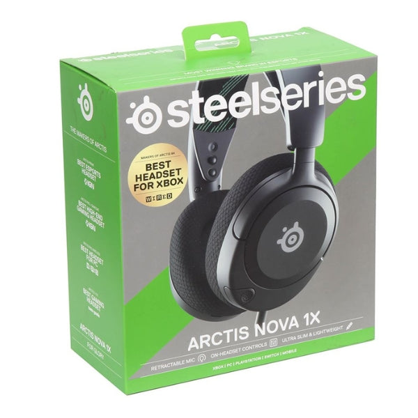 Audífono - Gaming - SteelSeries - Arctis - Nova - 1X - Multi - System - Cableado - 3.5mm - Hi - Fi - 360 - Spatial - Audio - Noise - Cancelling - Mic - 61616