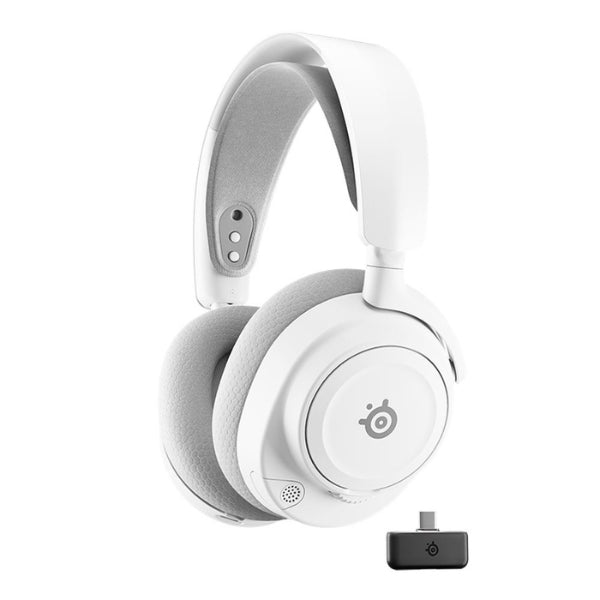 Audífono - Gaming - SteelSeries - Arctis - Nova - 7 - Gen - 2 - Wireless - Inalámbrico - Bluetooth - 5.0 - 2.4GHz - 40mm - 54 - Horas - 61731 - Blanco