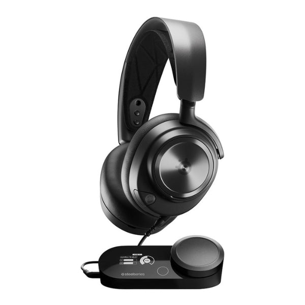 Audífono - Gaming - SteelSeries - Arctis - Nova - Pro - PC - PlayStation - Cableado - GameDAC - Gen - 2 - Hi - Res - Audio - 360 - Spatial - Audio - 40mm - 61527