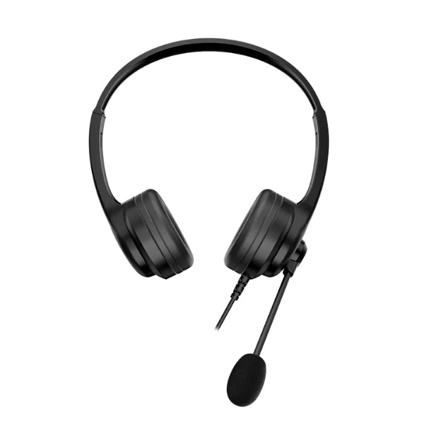 Audífono - Genius - HS-220U - USB-C - Diadema Ajustable - Micrófono Omnidireccional - 40mm - Negro - 31710032401