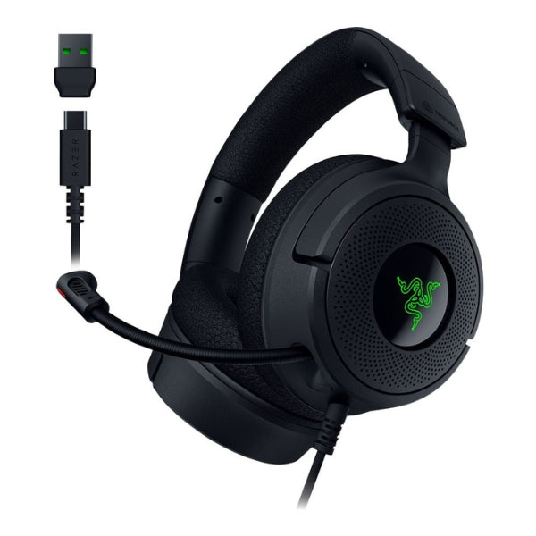 Audífono gamer Razer Kraken V4 X cableado RGB Black - RZ04-05180100-R