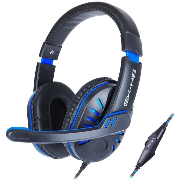 Audífonos-Accessory-Power-ENHANCE-Infiltrate-GX-H5-Cableados-con-Micrófono-Giratorio-Blue