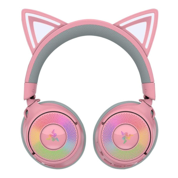 Audífonos Gaming Razer Kraken Kitty V3 Pro RGB Inalámbricos - Quartz