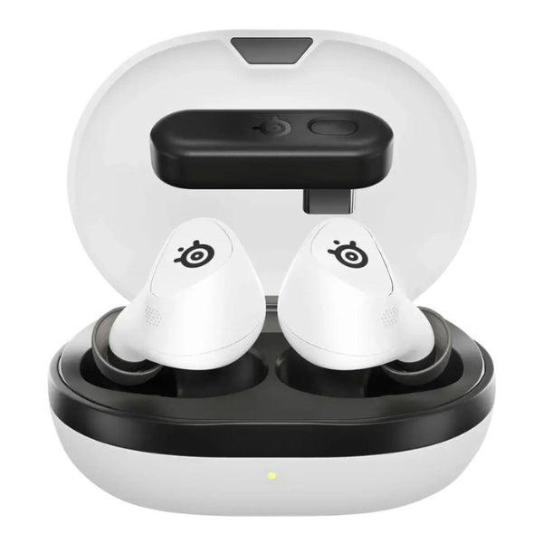 Audífonos - Gaming - SteelSeries - Arctis - GameBuds - PlayStation - Wireless - Earbuds - Bluetooth - 5.3 - 2.4GHz - ANC - IP55 - 40 - Horas - 61708 - Blanco