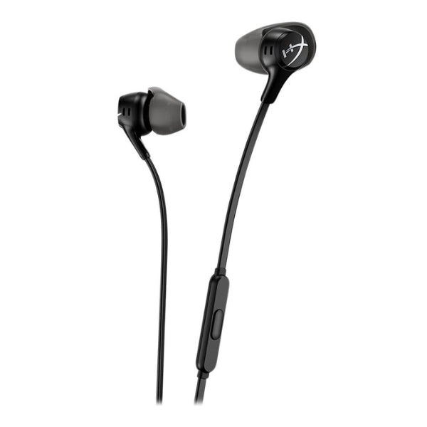 Audífonos-In-Ear-Gamer-Cableados-HyperX-Cloud-Earbuds-II-3.5mm-Micrófono-Omnidireccional-70N24AA-Negro