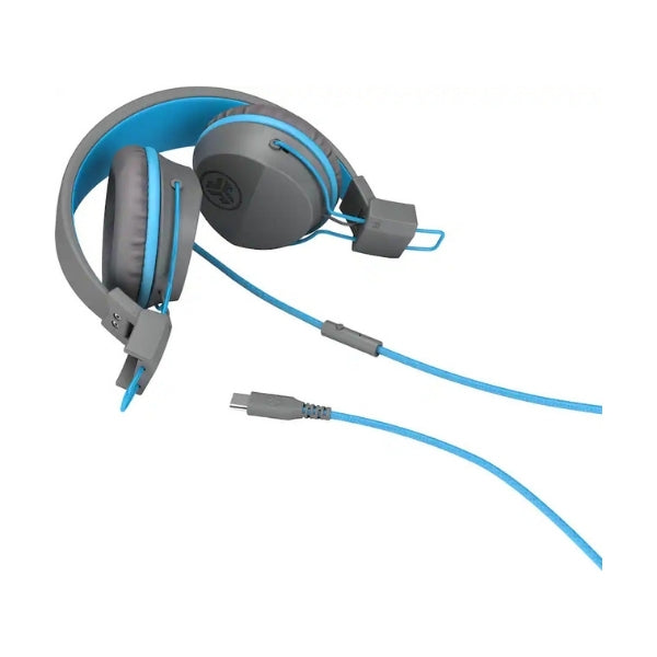 Audífonos-JLab-JBuddies-Studio-Infantiles-On-Ear-USB-C-con-Límite-de-Volumen-85-dB-Gris