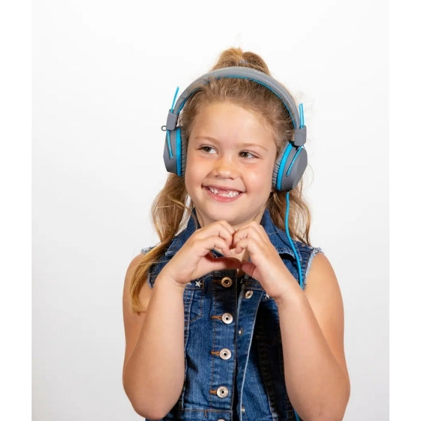 Audífonos-JLab-JBuddies-Studio-Infantiles-On-Ear-USB-C-con-Límite-de-Volumen-85-dB-Gris