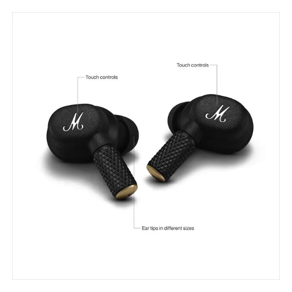 Audífonos-Marshall-Motif-II-A,N,C,-True-Wireless-Bluetooth-con-cancelación-activa-y-modo-transparencia-Negro