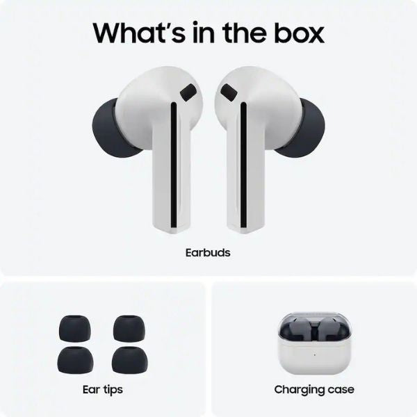 Audífonos-Samsung-Galaxy-Buds3-FE-True-Wireless-Bluetooth-con-Cancelación-Activa-de-Ruido-Gris