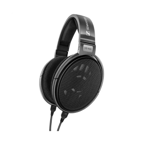 Audífonos-Sennheiser-HD-650-Hi-Res-Audiófilos-con-Diseño-Abierto,-Transductor-y-Diafragma-de-Calidad-Gris