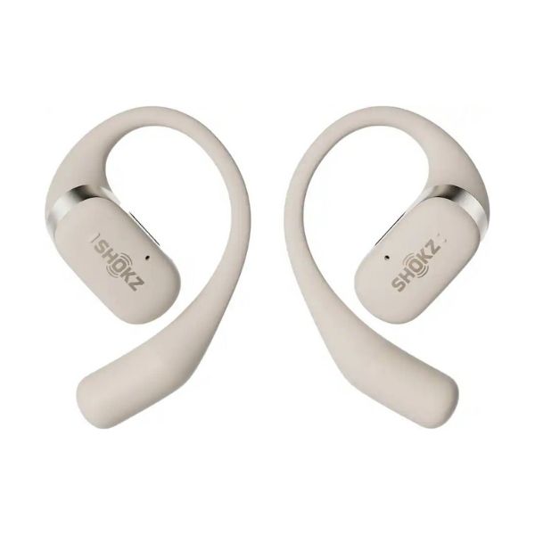 Audífonos-Shokz-OpenFit-True-Wireless-Bluetooth-Open-Ear-Beige