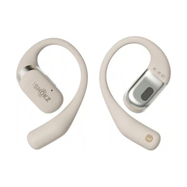 Audífonos-Shokz-OpenFit-True-Wireless-Bluetooth-Open-Ear-Beige