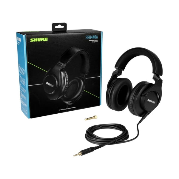 Audífonos-Shure-SRH440A-de-estudio-profesionales-Negro
