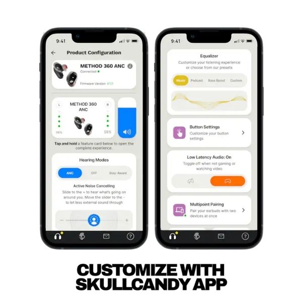 Audífonos-Skullcandy-Method-360-ANC-True-Wireless-Bluetooth-con-Cancelación-Activa-de-Ruido-y-Sound-by-Bose-Hueso