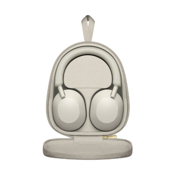 Audífonos-Sony-WH-1000XM5-Inalámbricos-Bluetooth-con-Cancelación-Activa-de-Ruido-Plateado