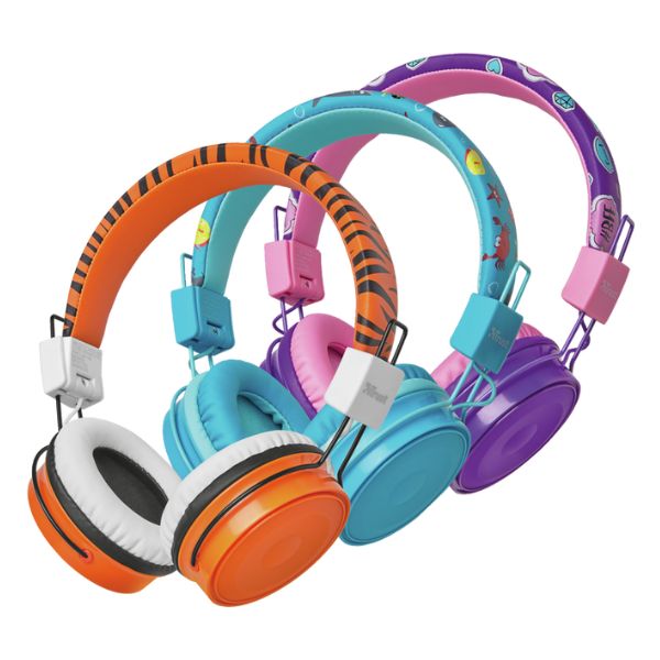 Audifonos-Trust-Comi-Supraurales-kids-Bluetooh-Color-Naranja-23583-modelos