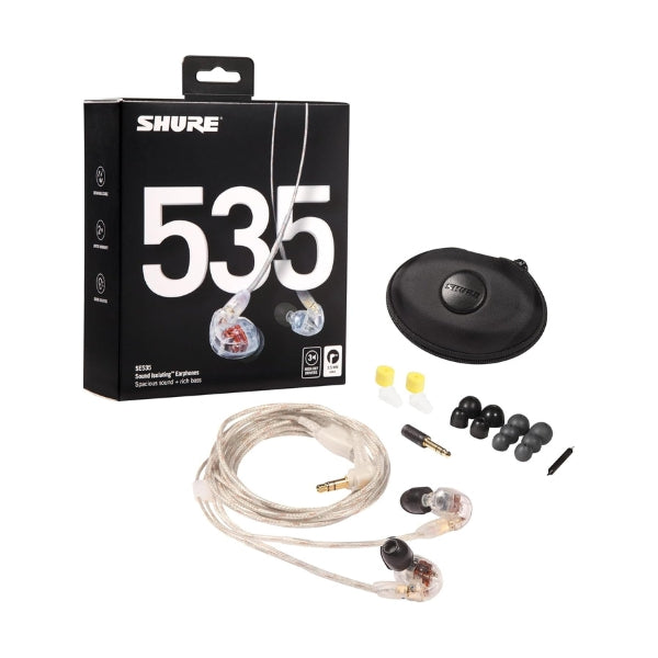 Audífonos-in-ear-Shure-SE535-Pro-con-aislamiento-de-sonido-Transparente