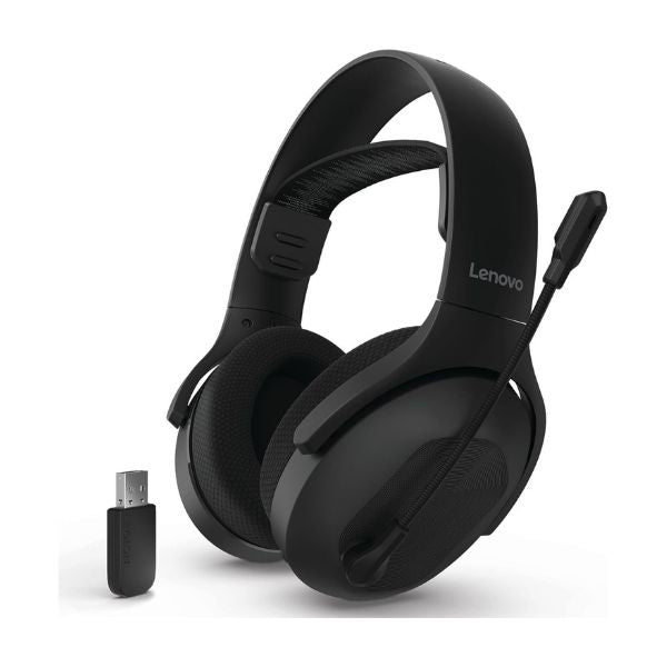 Auriculares Gaming Inalámbricos Lenovo Legion H410 – Bluetooth y 2.4 GHz – NegroMorado – GXD1R34013