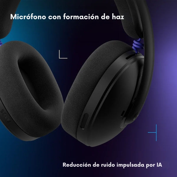 Auriculares - Logitech G - G325 LIGHTSPEED - Wireless Gaming Headset - Omni-Directional Mic - 32mm Drivers - RF 2.4GHz/Bluetooth 5.2 - 24h Battery - 981-001522 - Negro