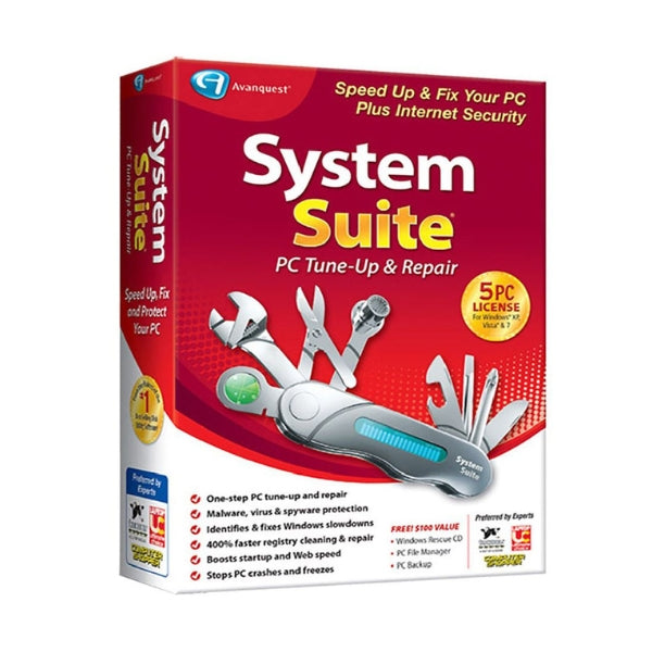 Avanquest-System-Suite-12-Professional-(PC)-Optimización-del-sistema