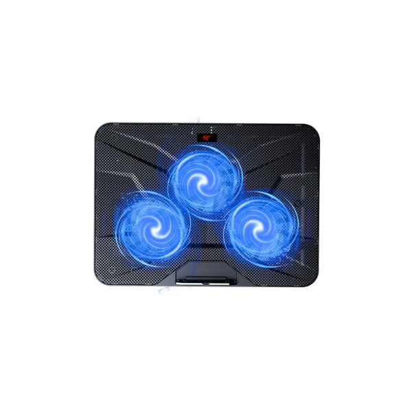 Base-Enfriadora-Havit-HV-F2067-Laptop-14-17-Pulgadas-3-Ventiladores-LED-Azul-USB-Negro-vista_3