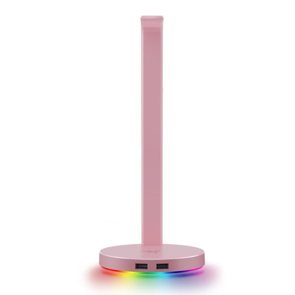Base para audífonos Razer Base Station V2 Chroma Quartz con hub USB 3.1 y sonido envolvente 7.1 - RC21-01510200-R