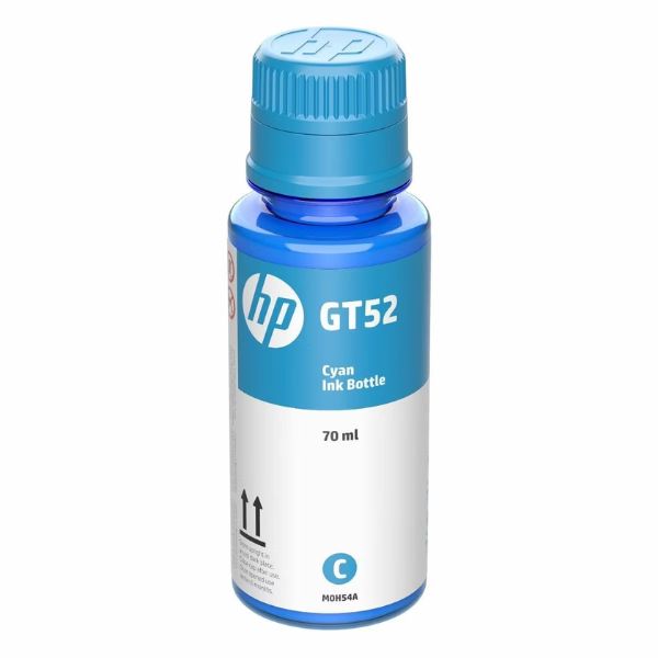 Botella de Tinta Original HP GT52 Cian M0H54AL