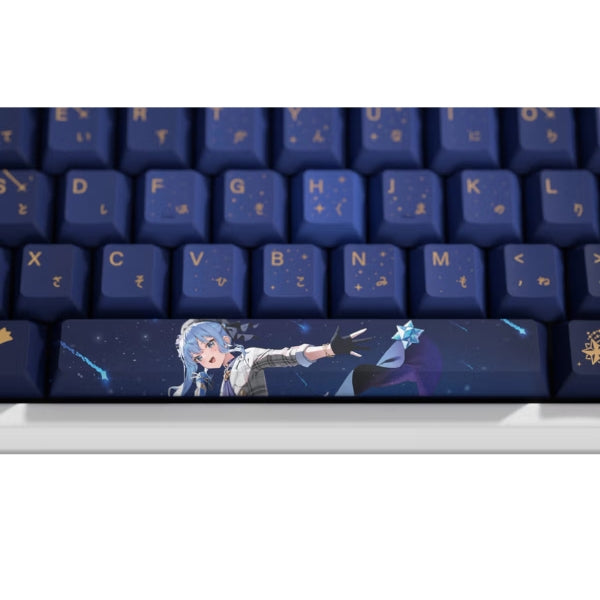 Bundle - HYTE - Stargazers - Keycaps - y - Desk - Pad - Cherry - Profile - MX - Compatible - PBT - Dye - Sublimated - 153 - Piezas - ANSI - UK/ISO - JIS - Deskpad - 90x40cm - Rosuuri