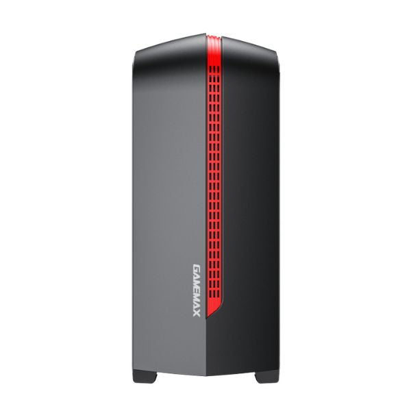 CASE-GAMEMAX-H601-MATX-NEGRO-ROJO-FRONT