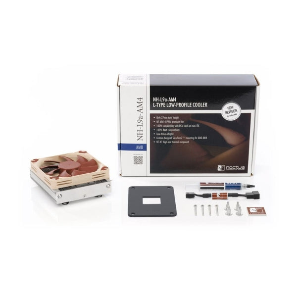 CPU-Cooler-Noctua-NH-L9a-AM4-Low-Profile-33,84-CFM-23,6-dBA-Marrón