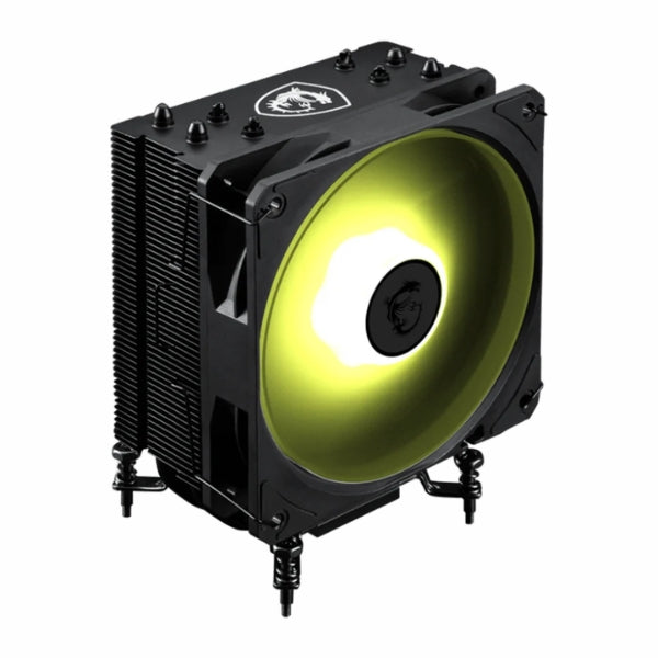 CPU Cooler - MSI - MAG - COREFROZR - AA13 - Torre - 4 - Heatpipes - TDP - 240W - ARGB - Intel - LGA1700 - LGA1851 - AMD - AM4 - AM5 - Negro