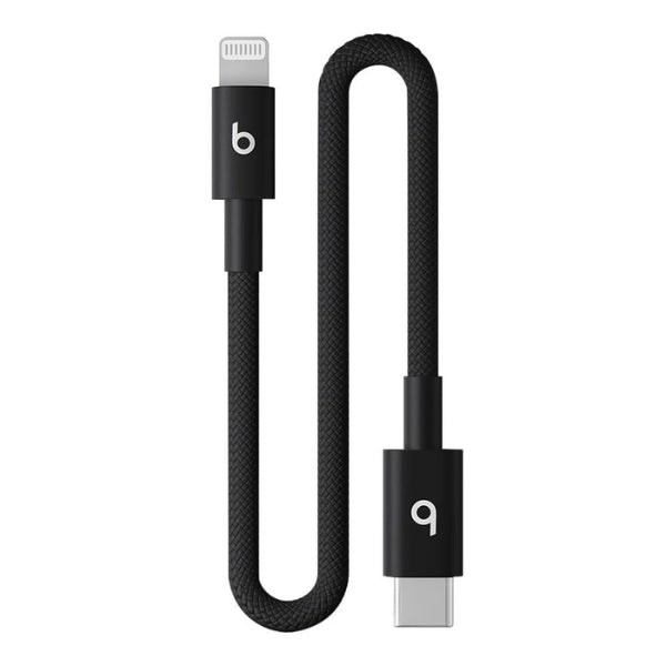 Cable Apple Beats USB-C a Lightning Trenzado 20 cm - Negro MEQM4LLA