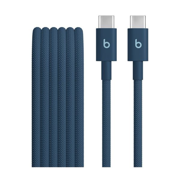 Cable Apple Beats USB-C a USB-C Trenzado (1.5 m) – Nitro Navy – MDGE4LLA